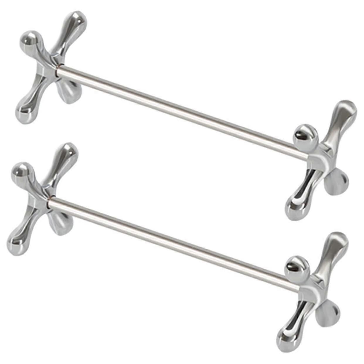 Metal Chopstick Holders 2 Pieces Creative Shaped Cutlery Rest for Forks Spoons and Chopsticks Decorative Practical Dining Table Home Use