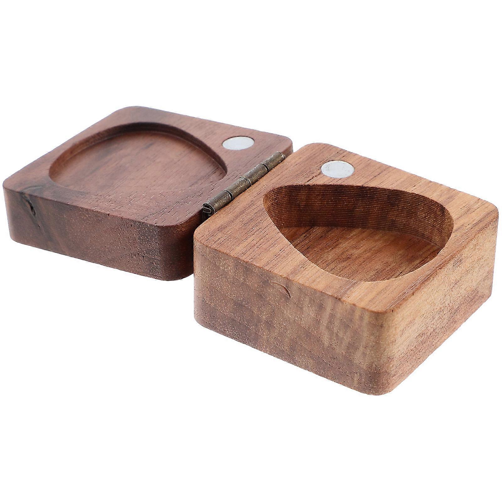 Wooden Guitar Light Brown Daily Use Protection from Scratches 4x4x2.8cm 1Pcs