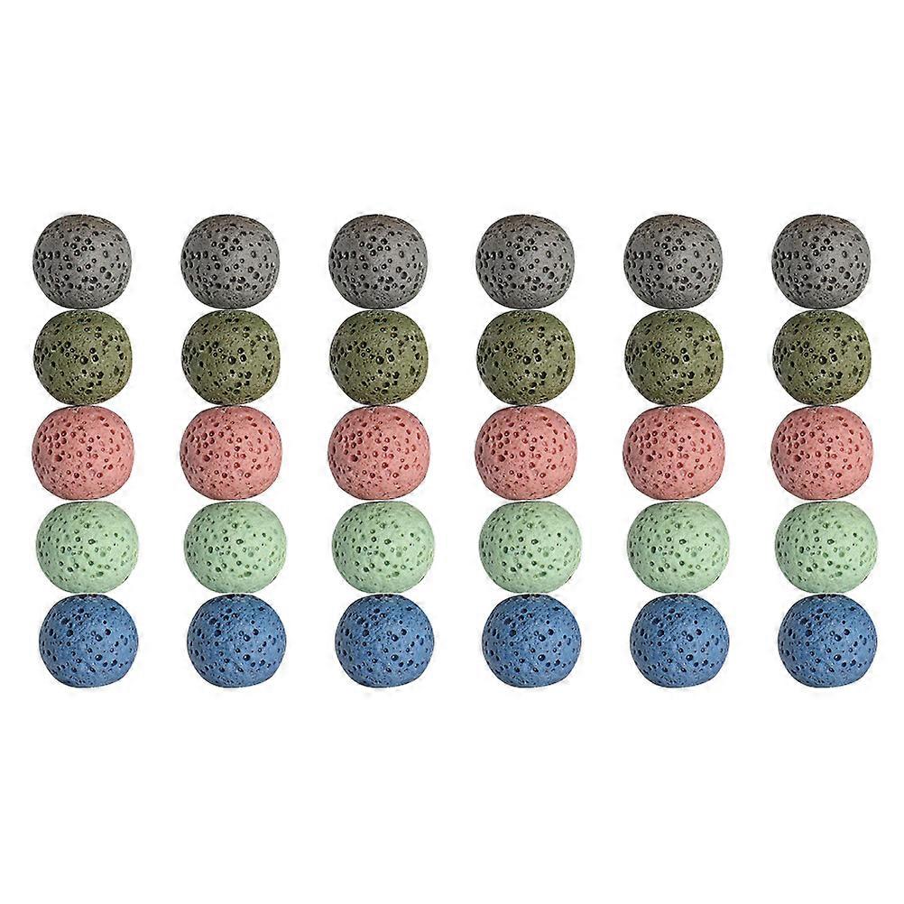 Creative Volcanic Stone Beads String for DIY Jewelry Making – Lava Spacer Beads for Necklaces and Bracelets for Craft Enthusiasts