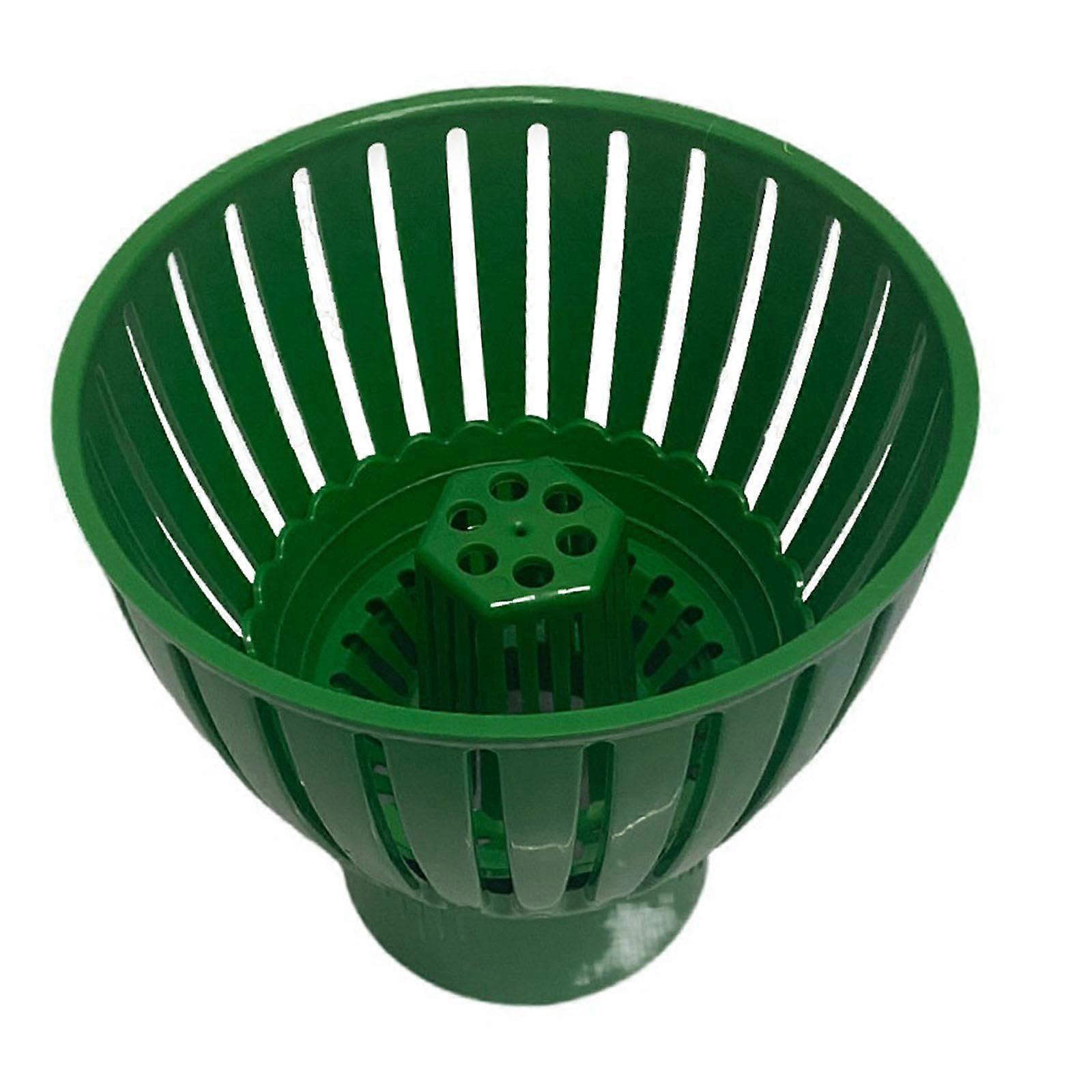 Skimmer basket for fish ponds, pond cleaning tool, large, easy to use, debris/leaf collector, doublelayer filter control, 100MM