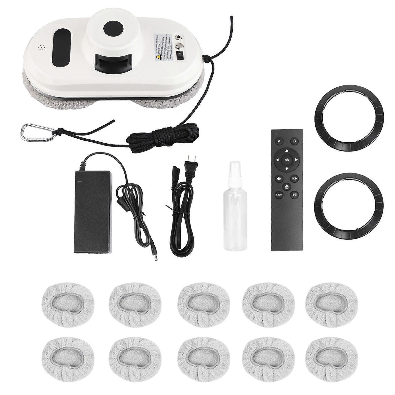 Automatic Window Cleaner Glass Wiping Machine for Household Use Efficient Cleaning Device US Plug 100-240V