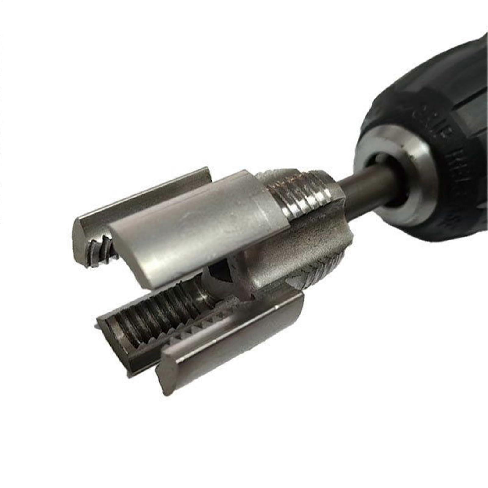 PVC pipe thread – internal opener, compatible with electric drills Carbon steel faucet cutting tool for plumbing by RETHREAD, durable
