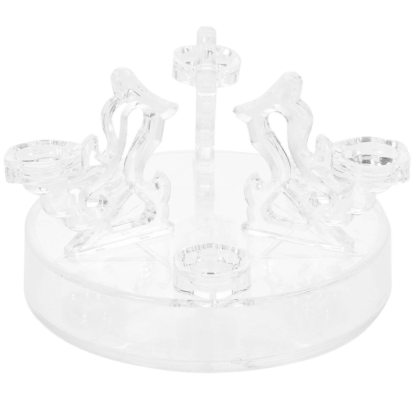 Transparent Crystal Display Holder For Sphere Showcase Glass Objects Art Class Bookstore Elegant 1Pcs
