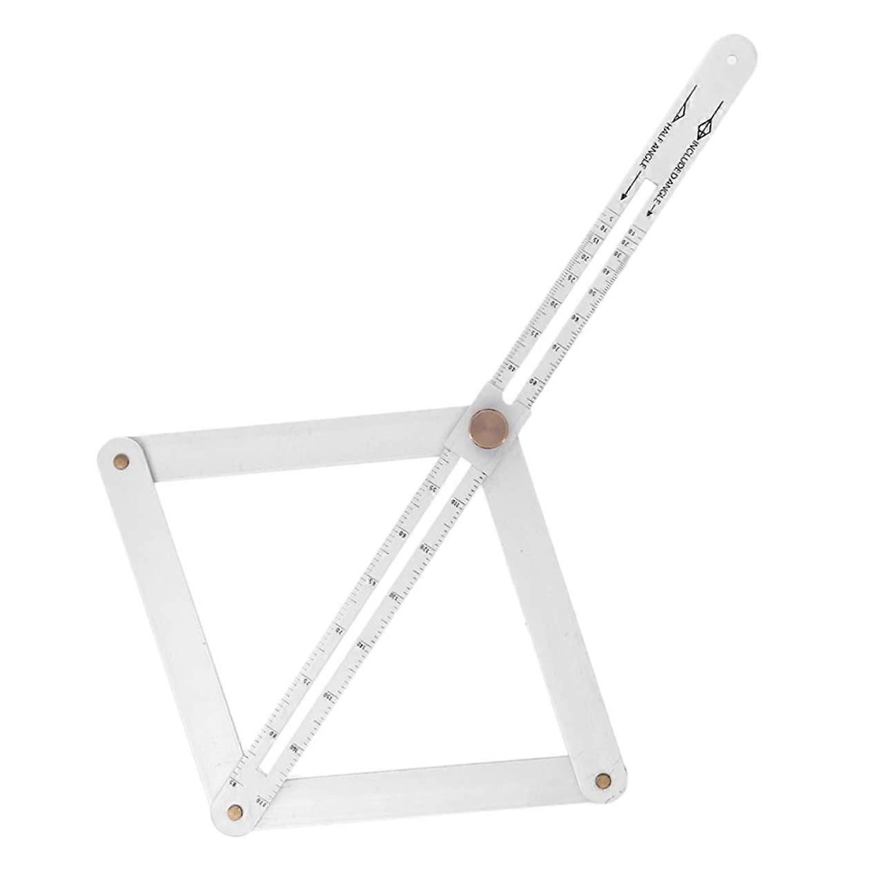 Multifunctional angle measuring tool for woodworking with unique fastening mechanism