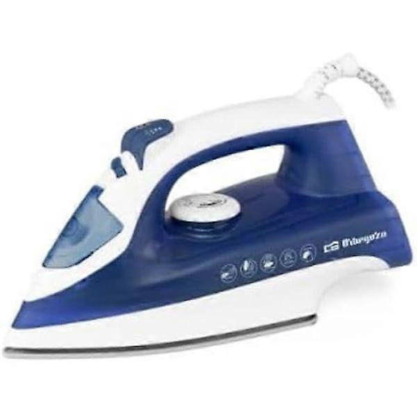 Orbegozo SV 2250 2200W Steam Iron - Blue/White - Anti-scale - Continuous Filling
