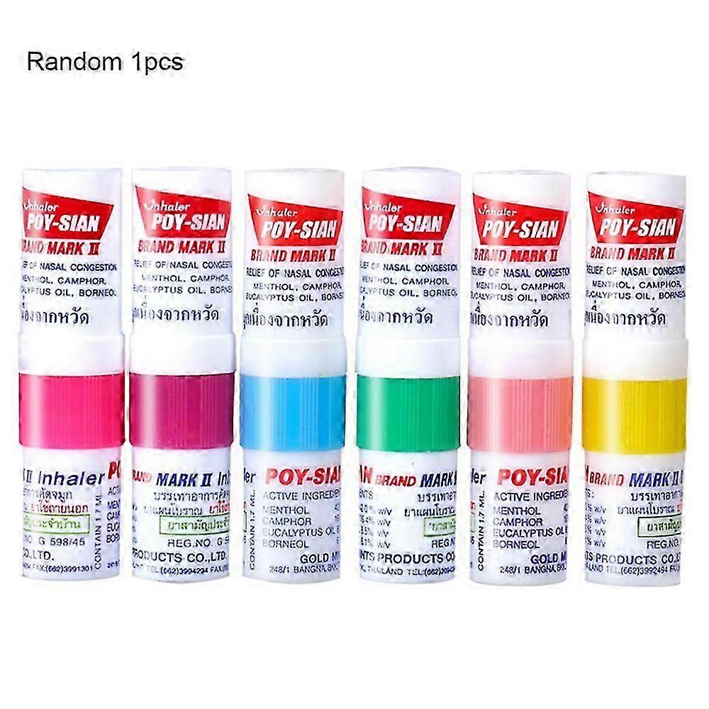 Thailand Eight Immortal Tubes Nose Refreshing Brain Bar Mint Tube Mint Tube Anti-sleeping Artifact