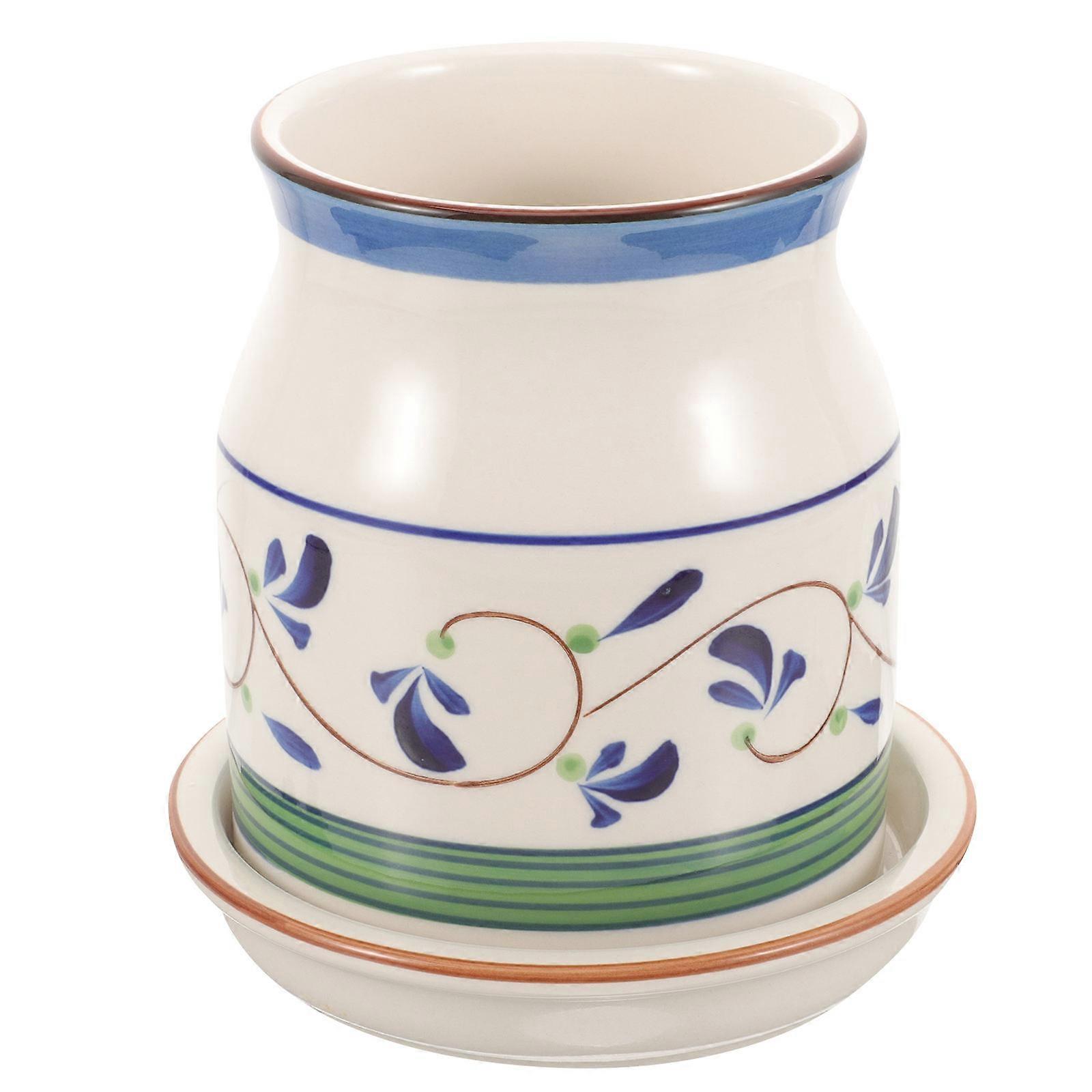 Chopstick Drying Holder Ceramic Tableware Draining Rack For Home Kitchen Multicolor Design 1Pack