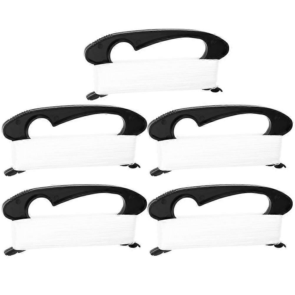 Portable Kite Spool with 50 Meters for Outdoor Sports Lightweight and Durable Plastic Black