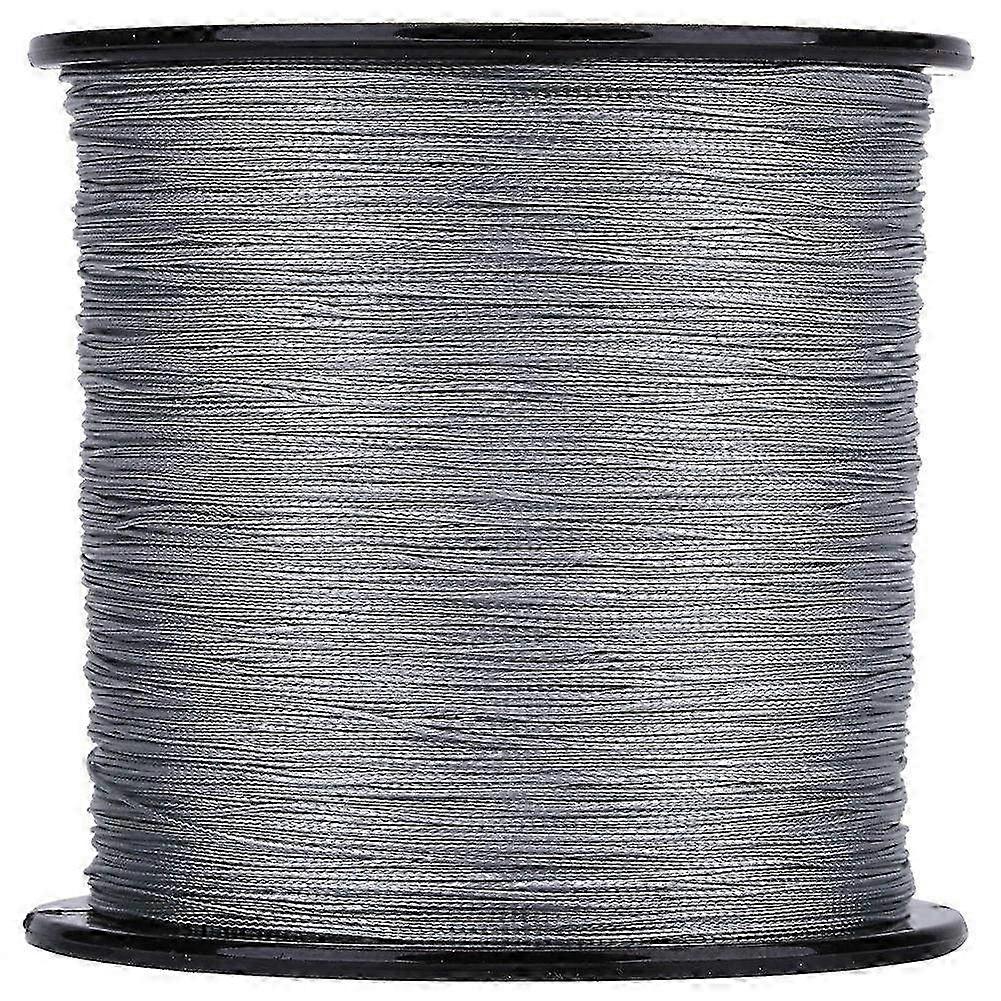 300m PE Braided Fishing Line - 8-Strand Super Strong Multi-Filament Fish Rope Cord in Grey - Durable & Reliable for Anglers