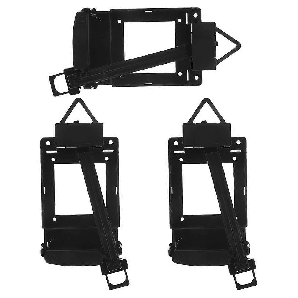 Pendulum Clock Parts 3Pcs Mechanical Clock Movement For DIY Clock Repair Projects Black Rectangular Swinging Motion