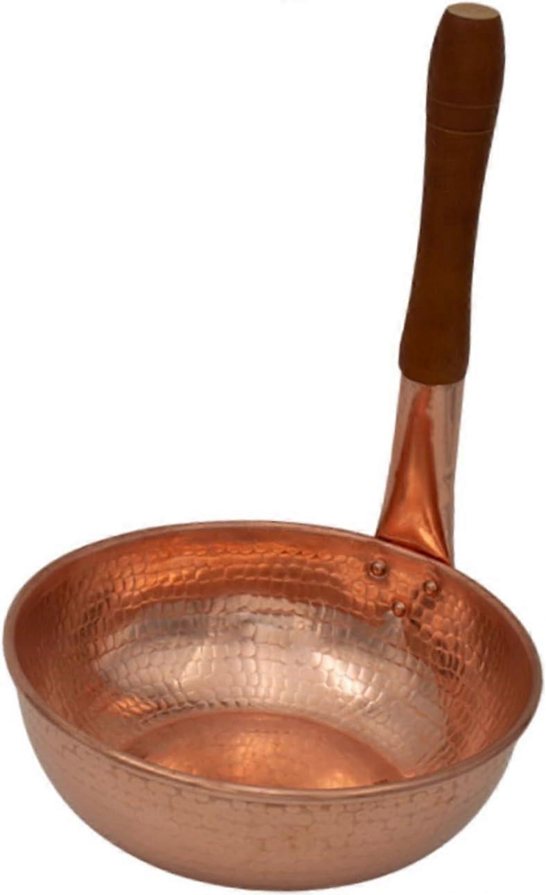 Casserole En Cuivre étamé 26 Cm – Poignée Laiton – Professionnel – Arterameferro