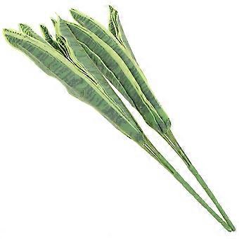 Lifelike Snake Plant Adornments, 2pcs Elegant Faux Sansevieria for Home Decor, Kitchen, Office, Weddings, Parties, Natural Color Imitation