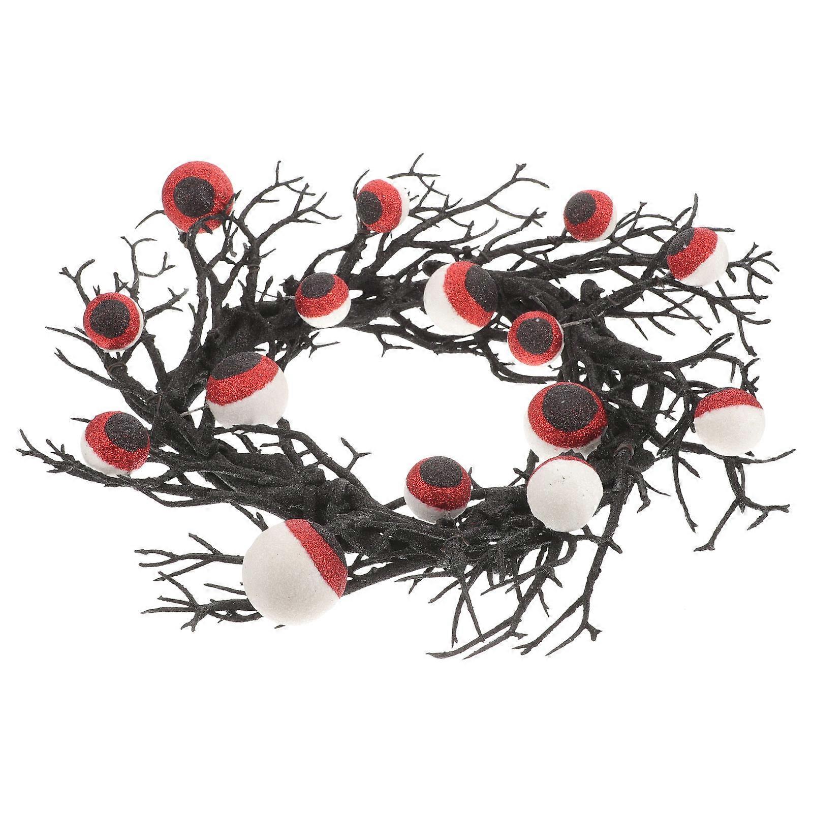 Halloween Decorative Eyeball Wreath for Festive Seasonal Home Enhancement