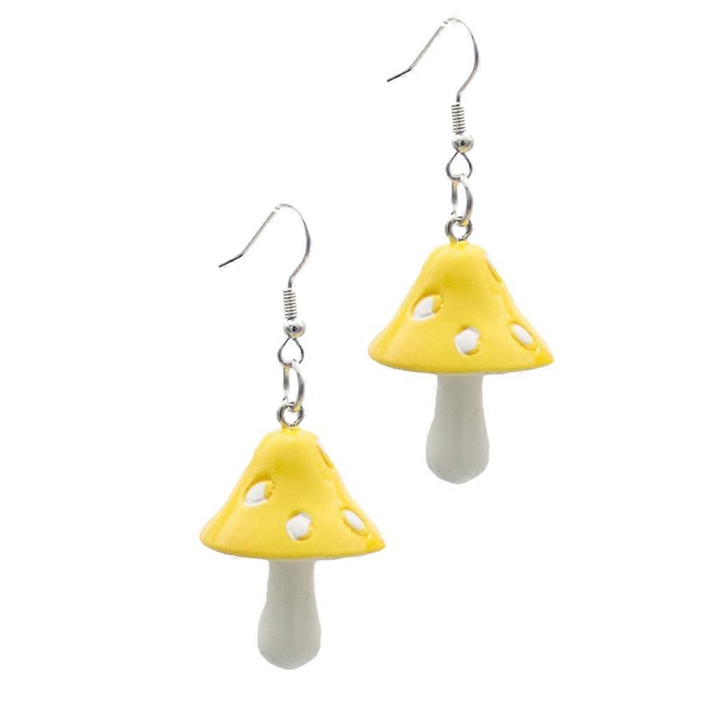Nature Earrings with Trendy Mushroom Shape Perfect for Parties and Gatherings