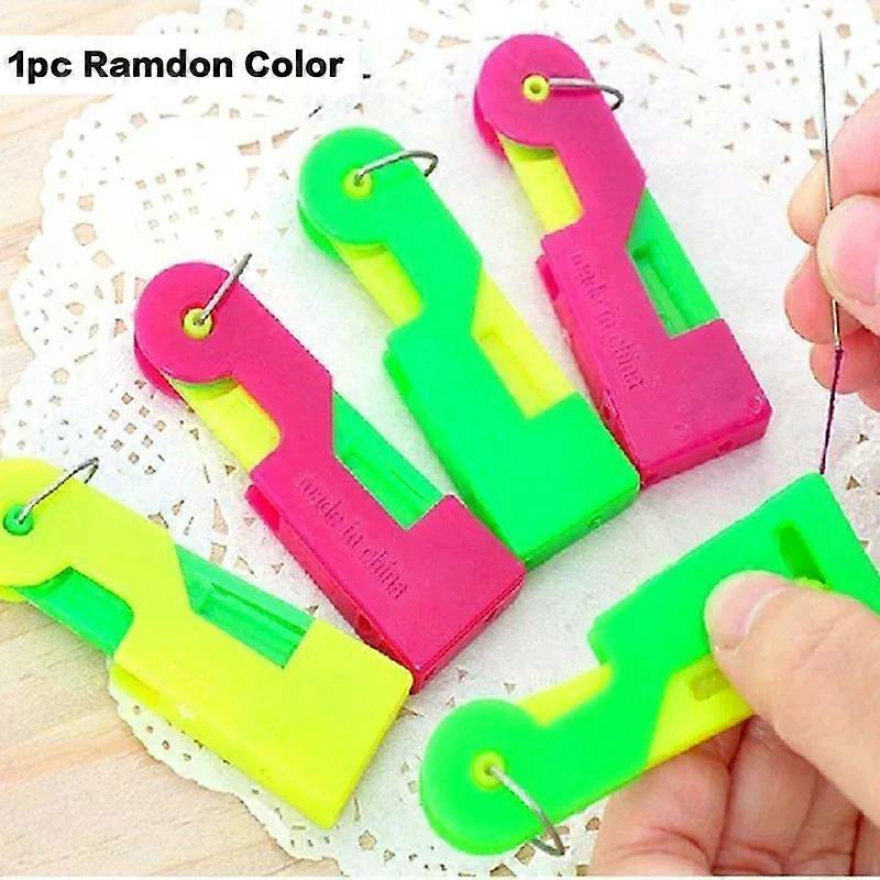 Plastic Handle Craft Thread Cutters + Sewing Tool Sewing Tool Senior Guide Needle Easy Device Automatic Sewing Tool Accessories