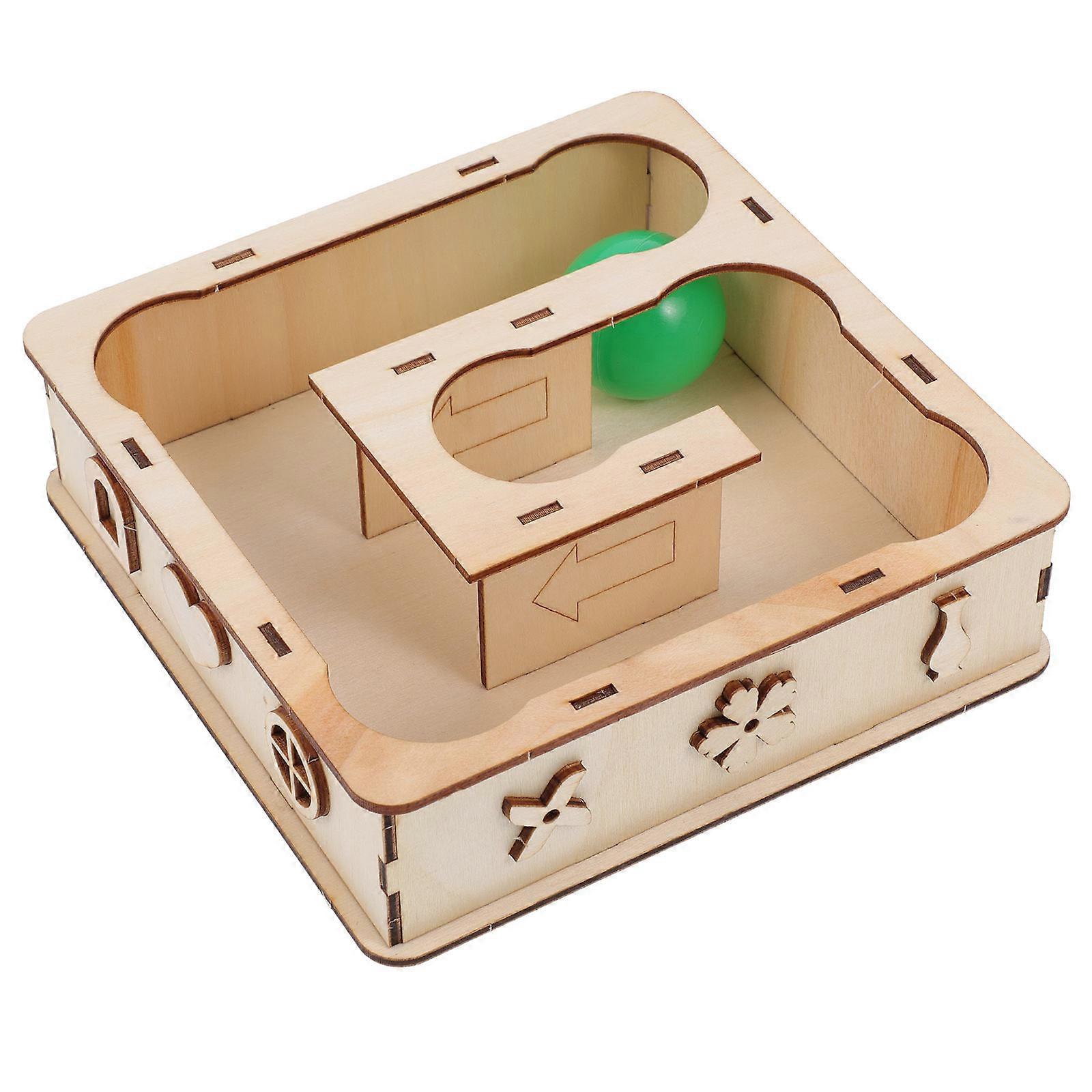 Assorted Color Pet Toy Set for Small Animals Made of Durable Plastic Helps Reduce Stress