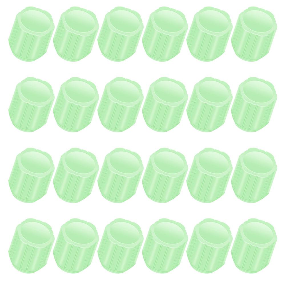 Glow in the Dark Tire Valve Stem Caps for Car Decorative ABS Cover 24 Pieces
