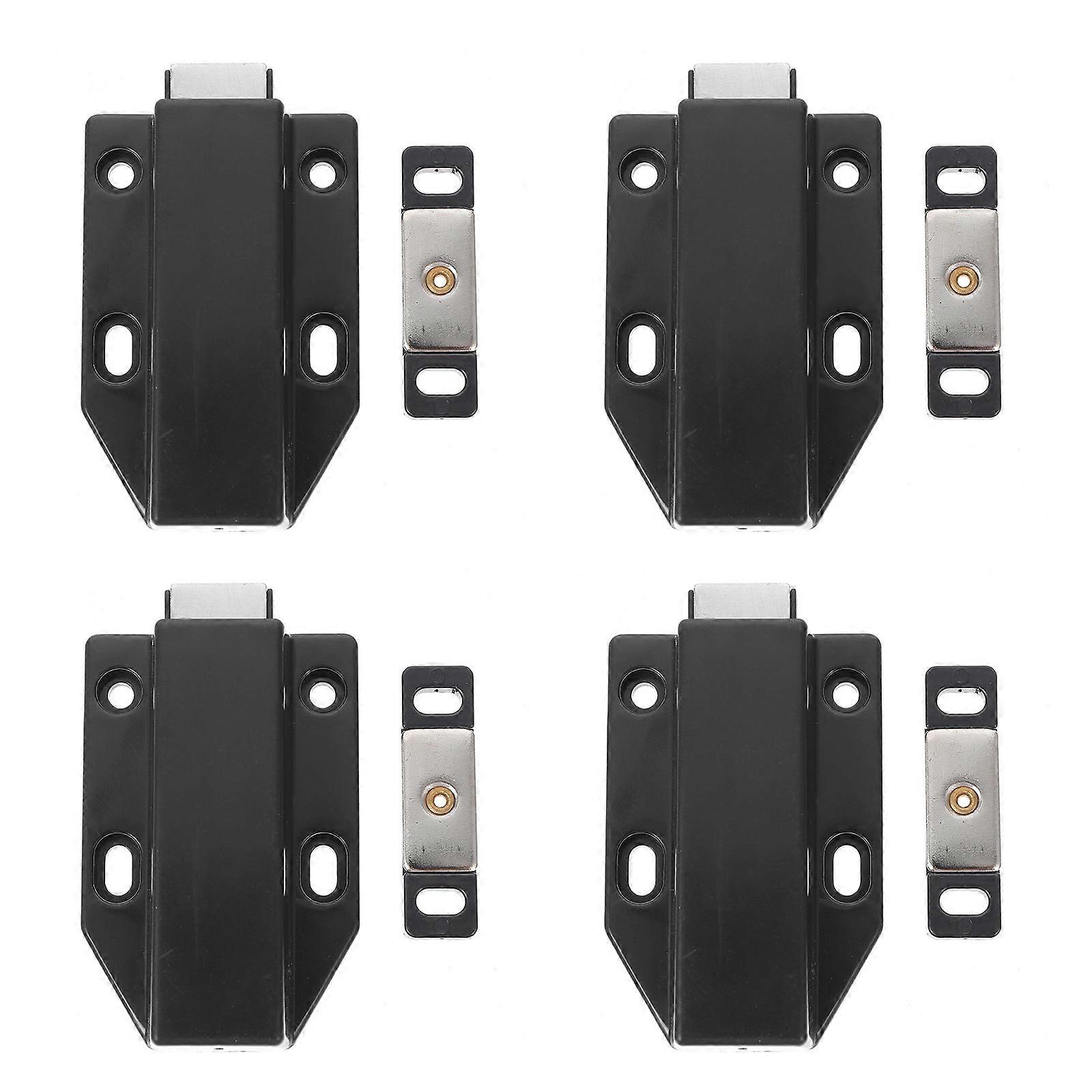Push To Open Magnetic Cabinet Latch For Homeowners 8X4.6CM Hidden Installation Function 4Pcs