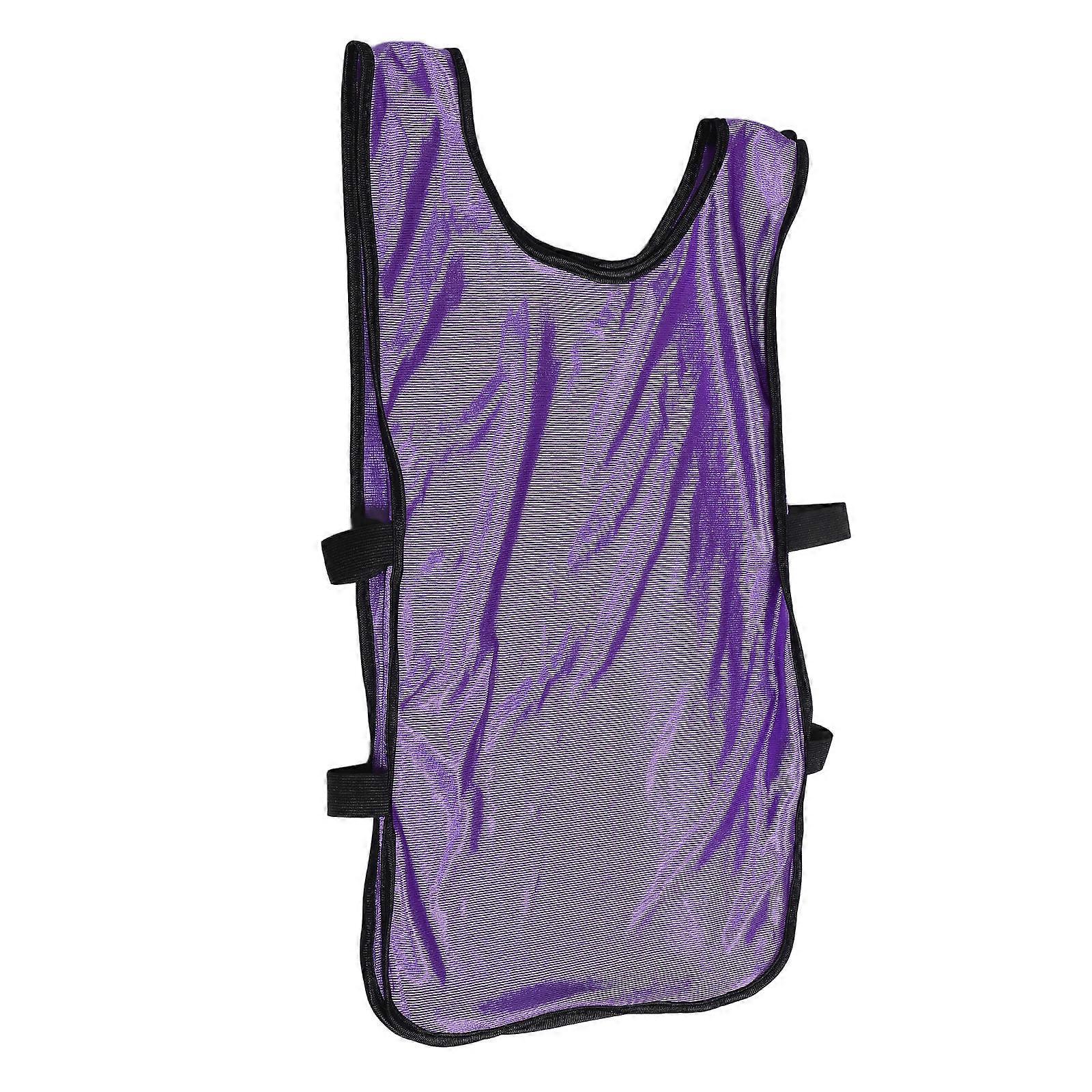 Team Uniform Practice Vests For Adults In Purple Ideal For Football And Basketball Featuring Breathable Comfort In