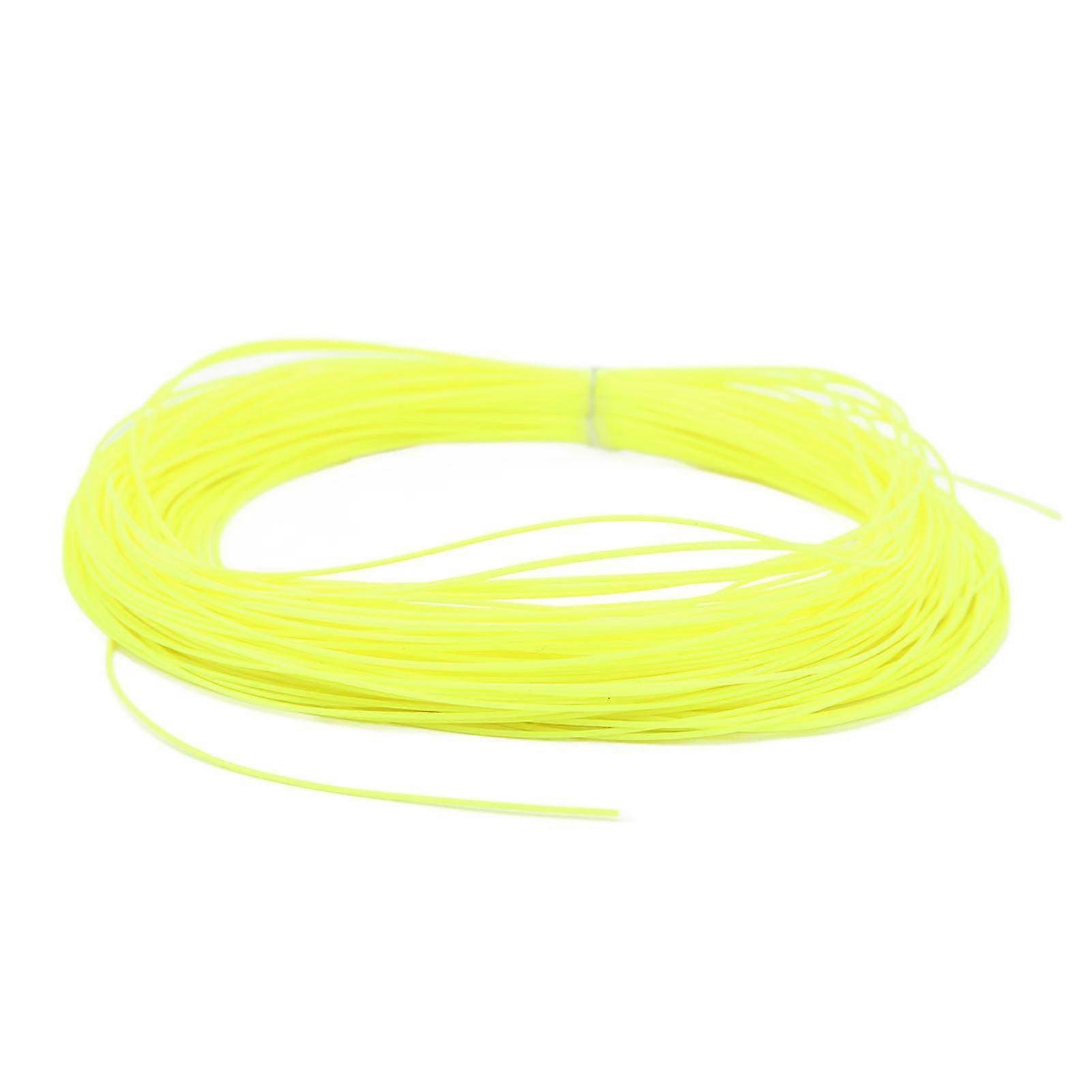 Floating Weight Forward Fly Fishing Line 100.1ft in Yellow - High-Visibility Line for Freshwater & Saltwater Fly Fishing