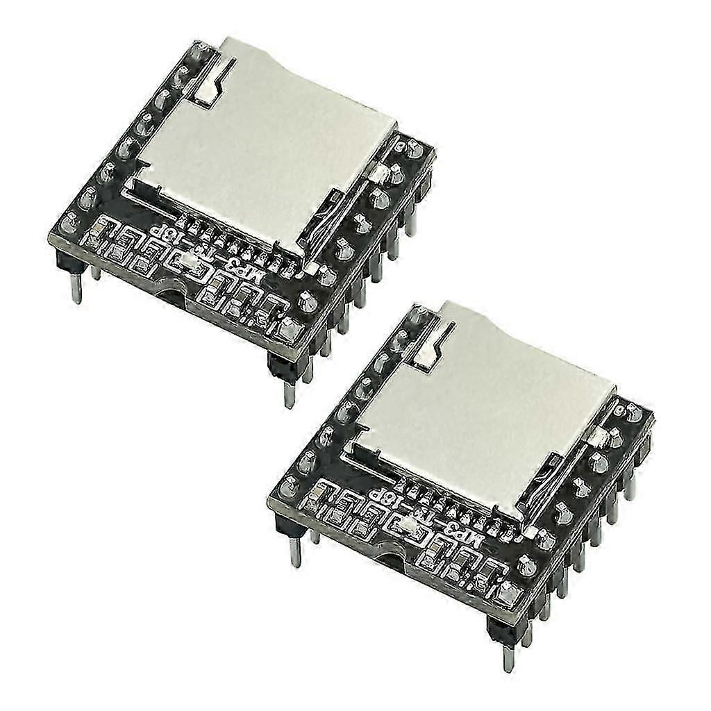 2 x MP3 Player Module for Voice Decoding Board Supports Small Memory Card USB Sound Module