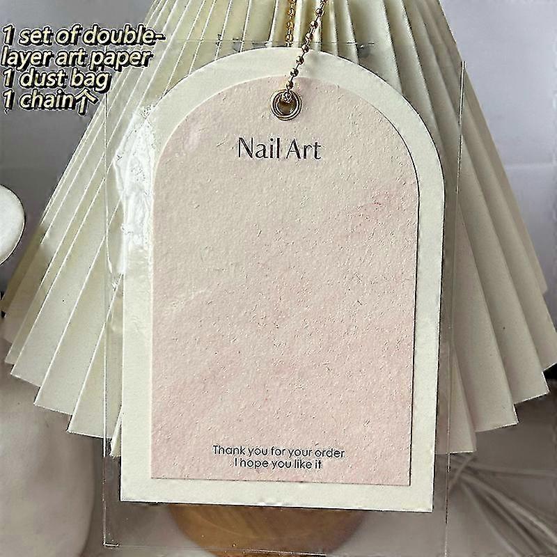 2025 Dustproof False Nails Sample Display Cards False Tips Manicure Collector Board Showing Manicure Tools