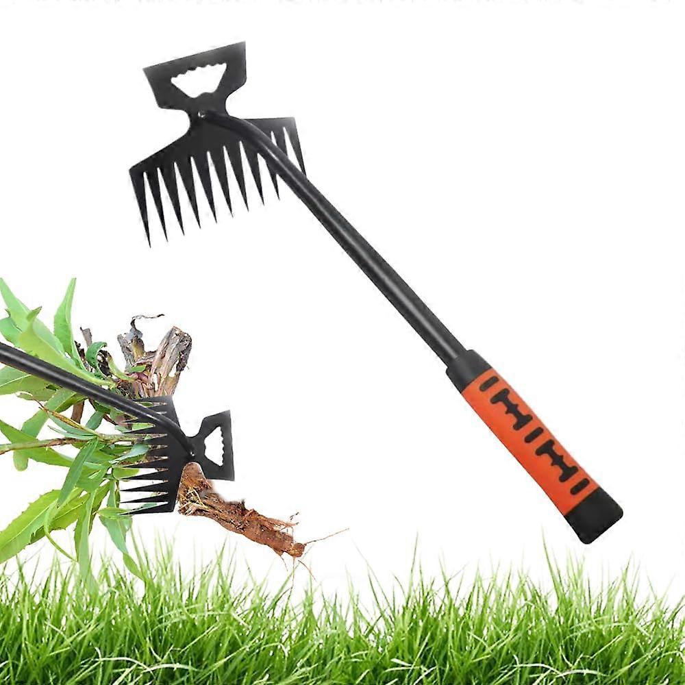Manual Weeder for the Garden, Stainless Steel Weeder Garden Tools (A11 Teeth)