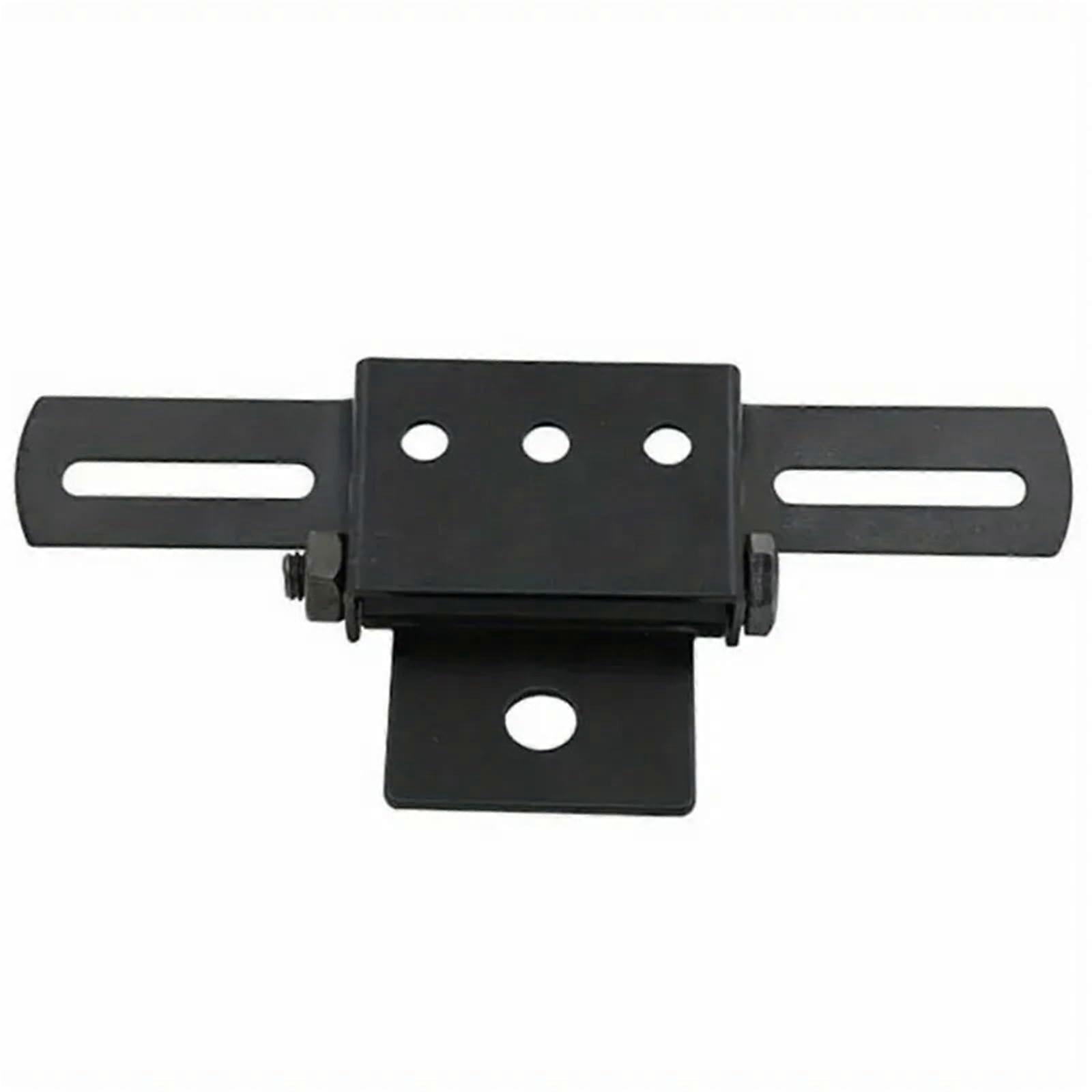 Adjustable motorcycle license plate holder, universal foldable license plate bracket, taillight mount, replacement part (1 set black)