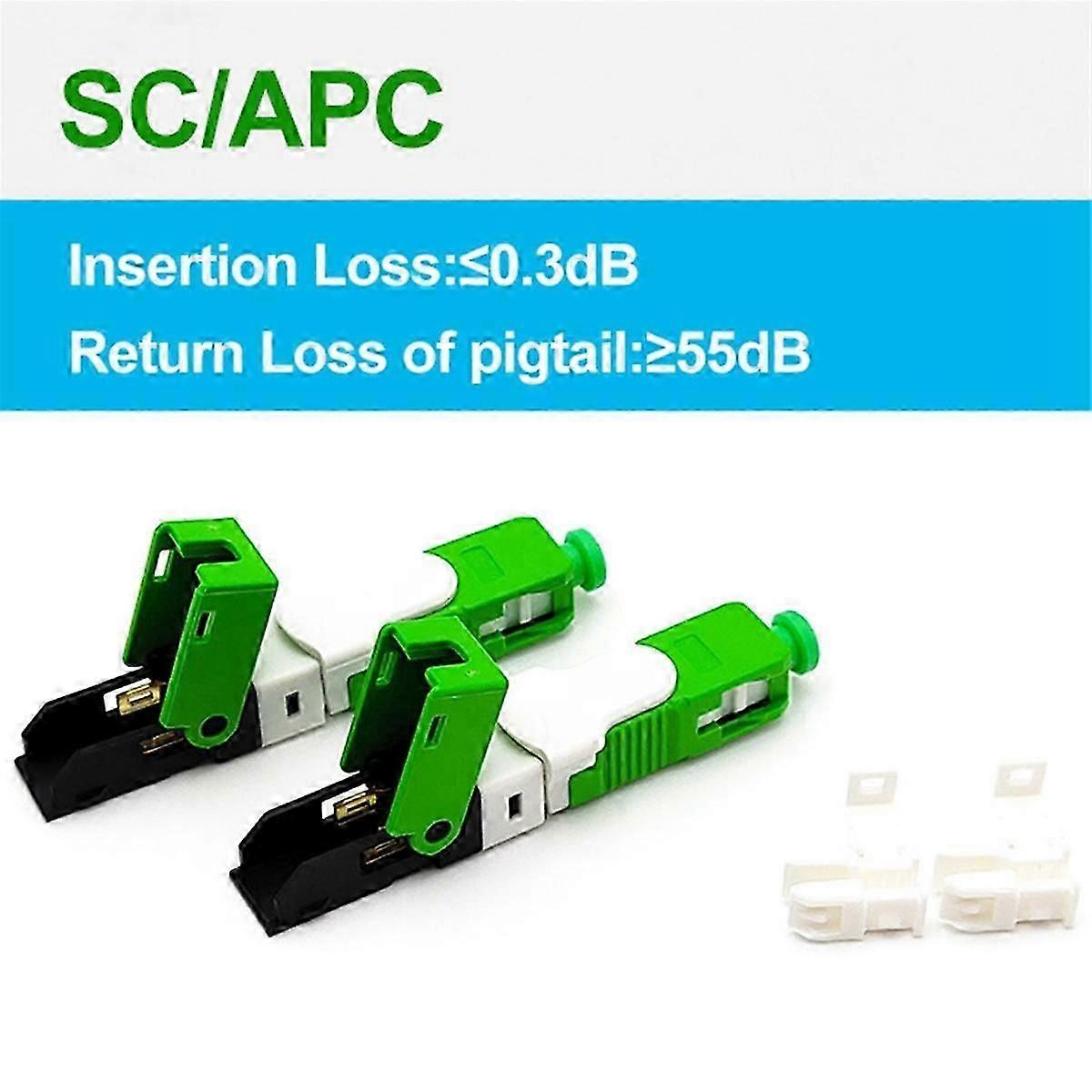 FTTH fast connector 10Pcs SC/APC/UPC single-mode optic