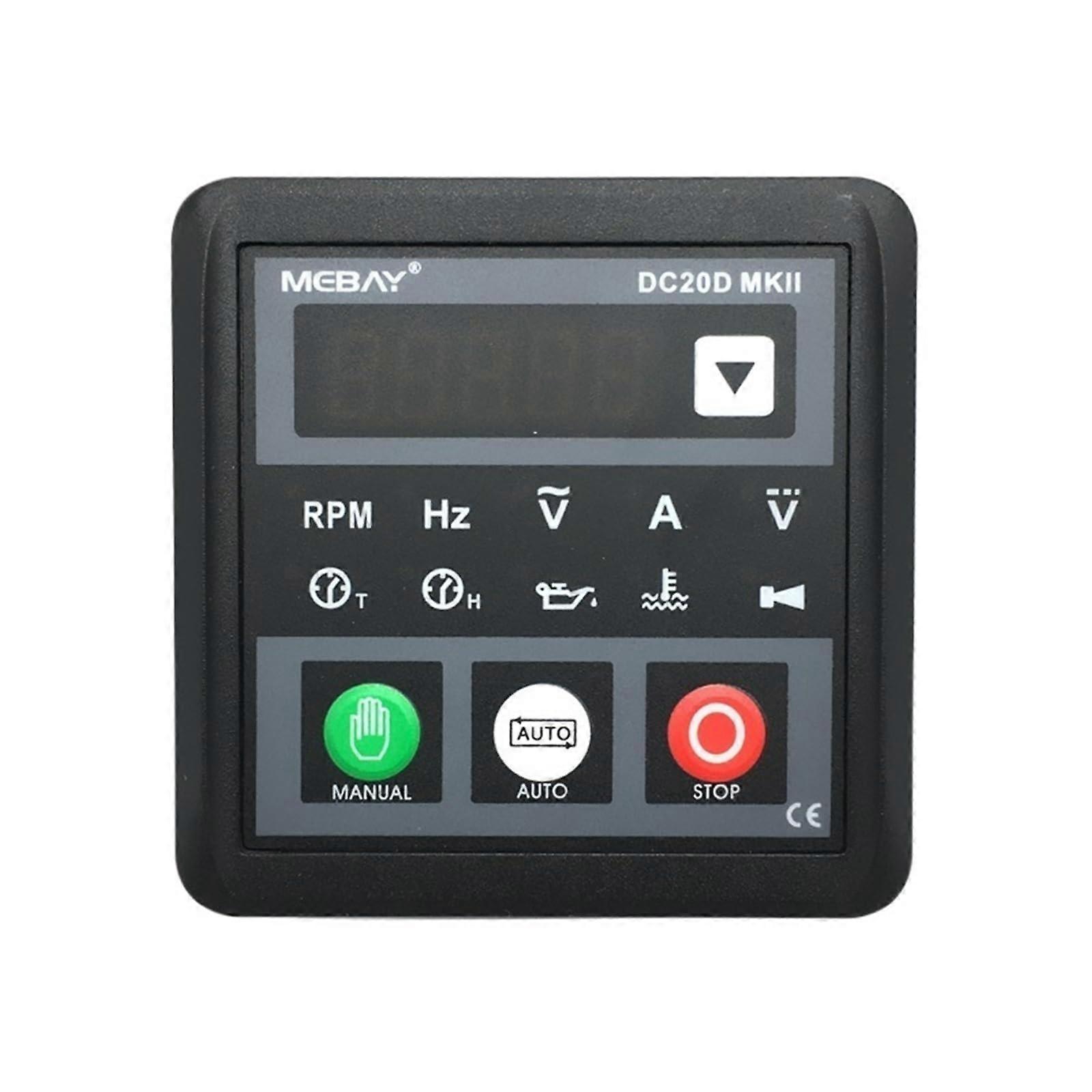 DC20D Generator Control Module DC20D Small Diesel Genset Controller Panel USB Programmable PC Connection(DC20D MKII)