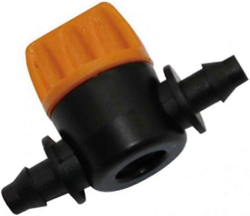 5-Pack 4mm Plastic Micro Irrigation Tap Connectors for Garden Watering Systems