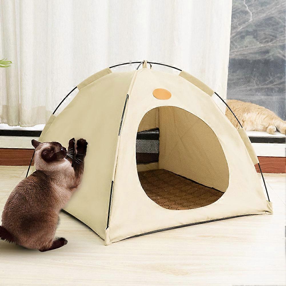 Portable Waterproof Pet Tent for Small Dogs Cats Foldable Breathable Indoor Outdoor Summer Kennel