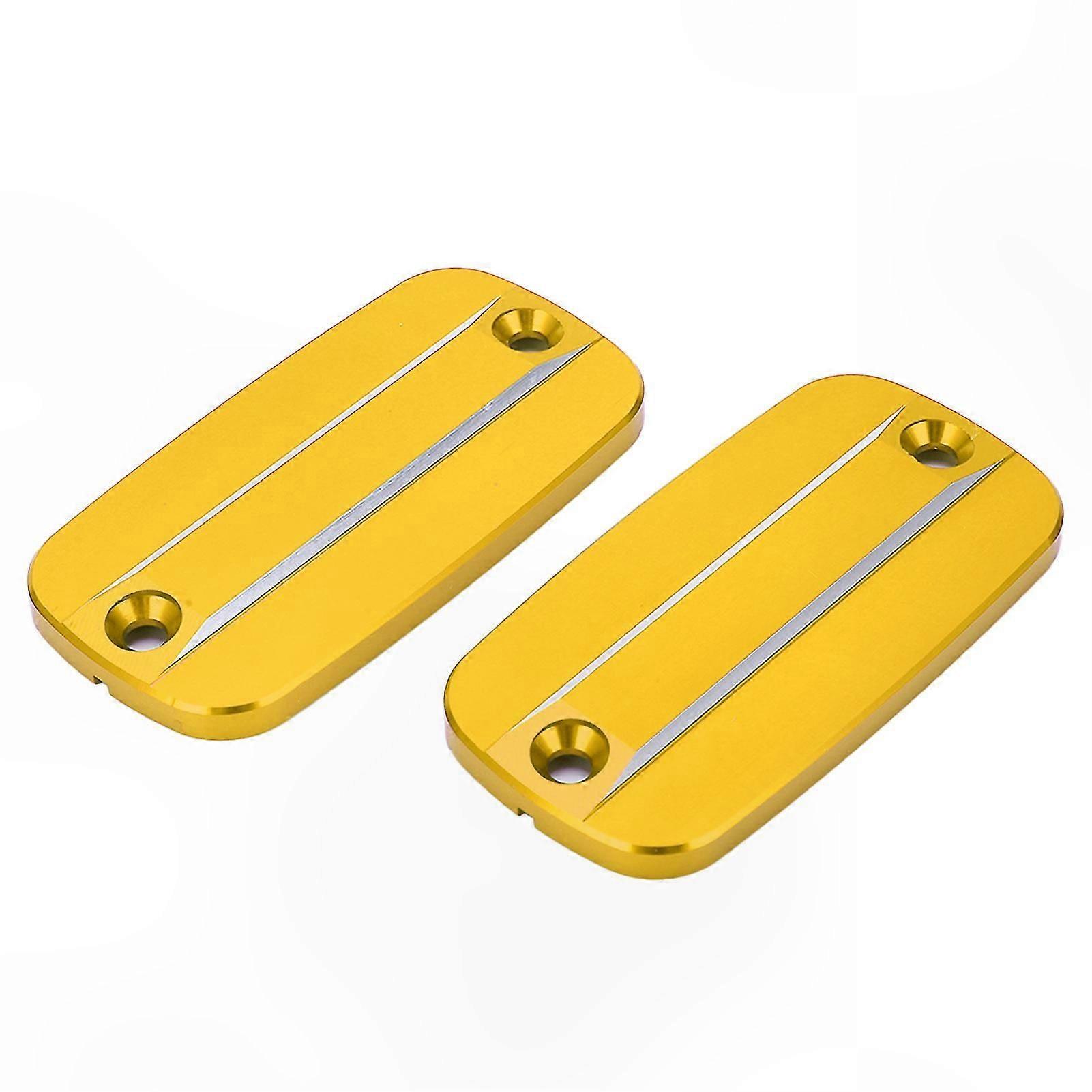 Yellow Brake Fluid Reservoir Cap for Select Motorcycle Models