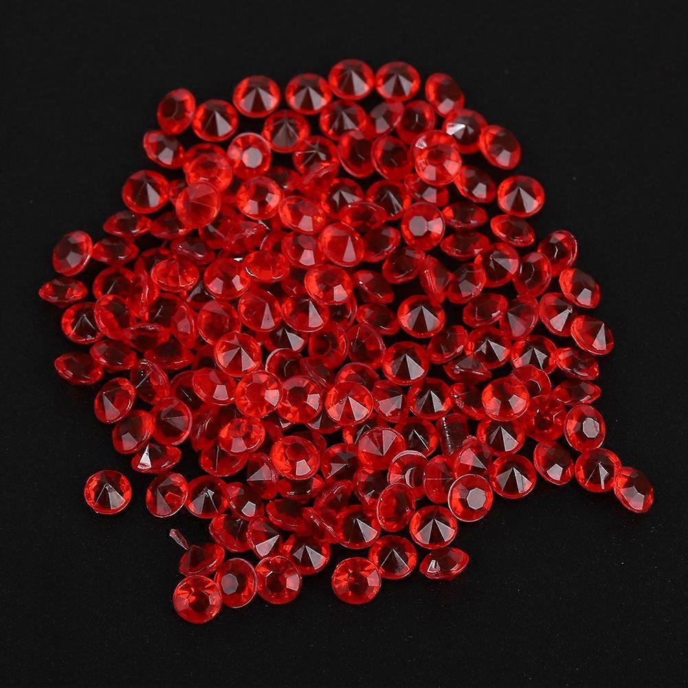 2000pcs 4.5mm Red Acrylic Confetti Table Scatter Wedding Decor