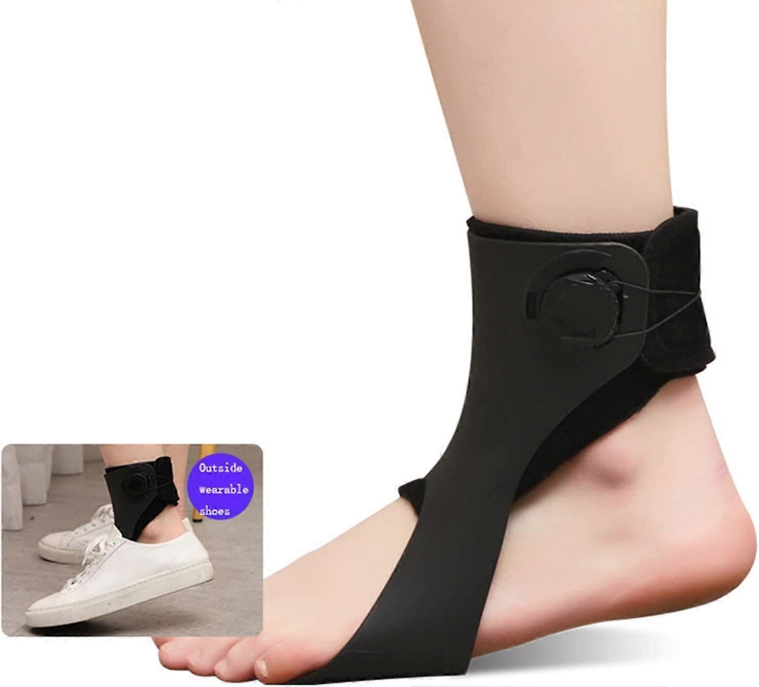 Foot Drop Orthosis Adjustable Ankle Splint Support Brace for Gait Correction Pain Relief Lightweight Design