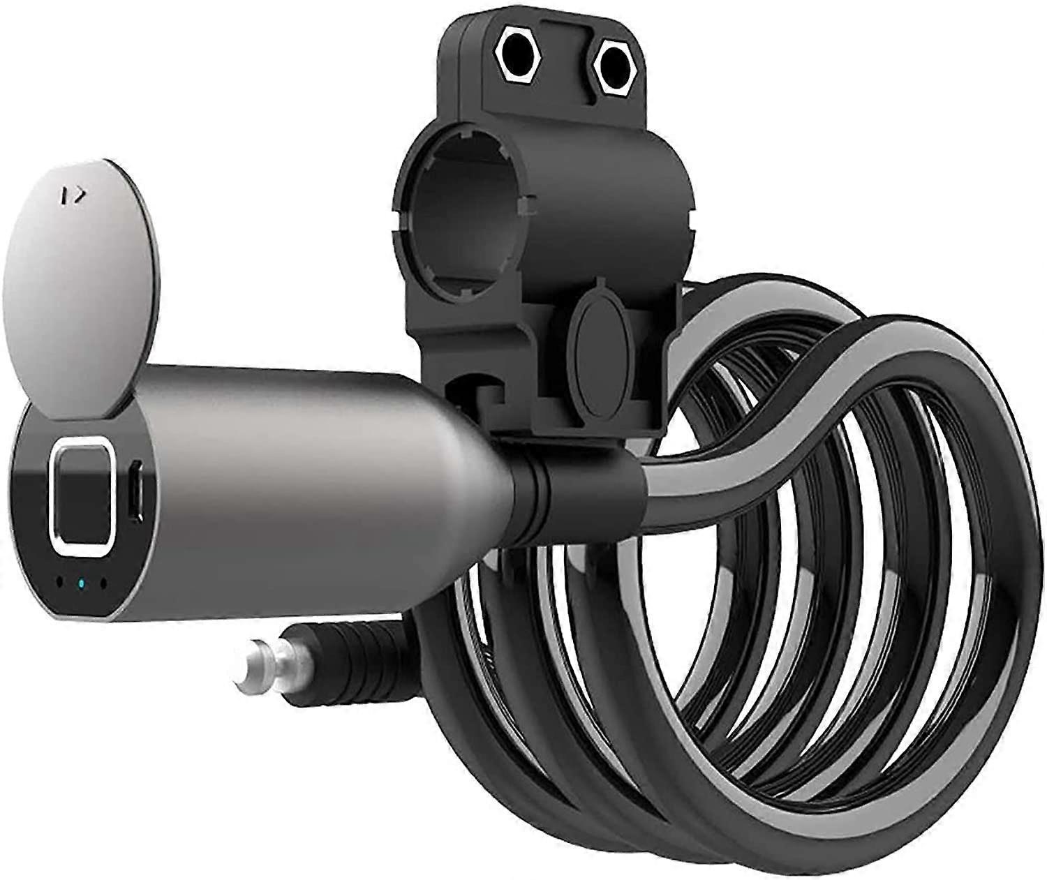 Fingerprint Bike Lock, Smart AntiTheft Protection, Rechargeable Security Lock