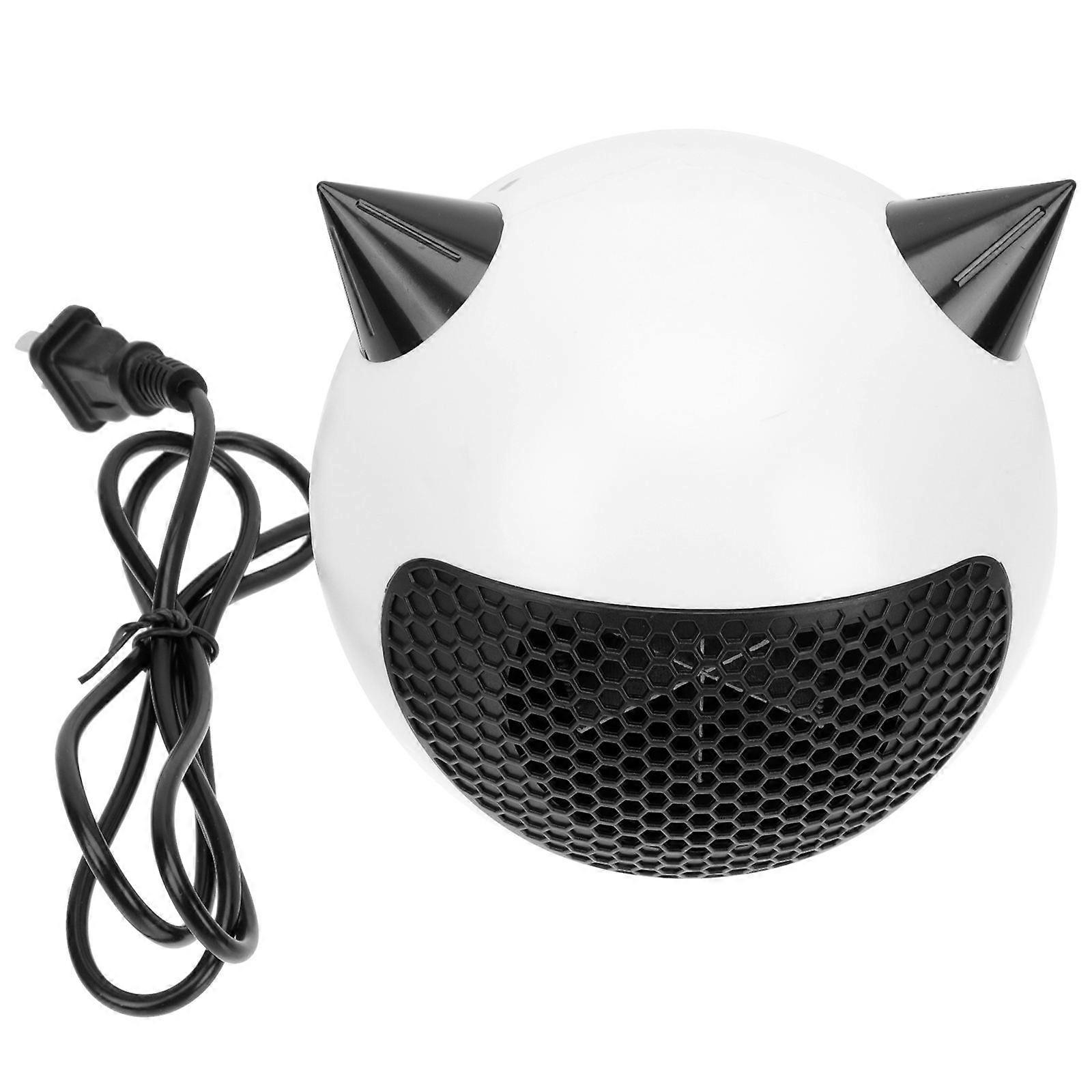 Household Desktop Heater for Winter Indoor Heating White Fireproof Abs Material with Temperature Saving 1Set