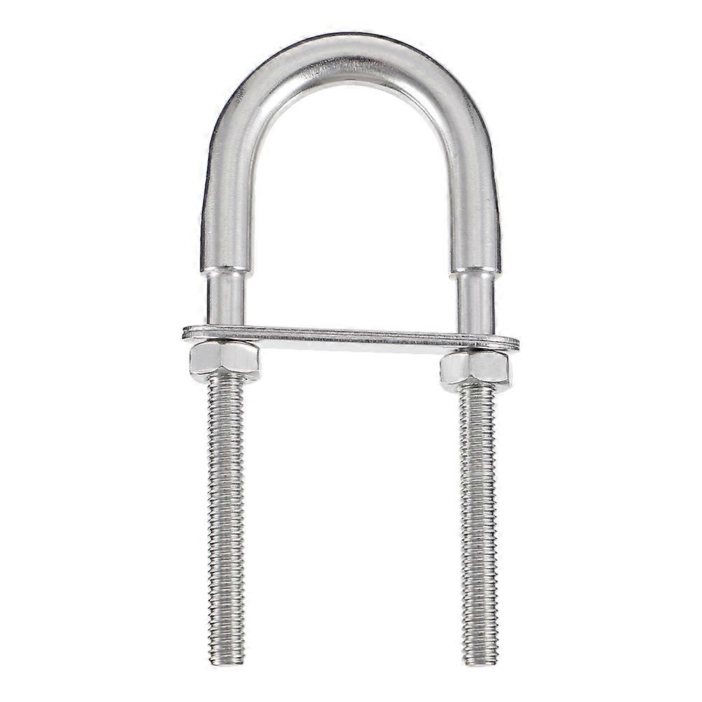 Stainless Steel U-Bolt for Car with Nuts Plates U-Shaped Screw Clamp Suitable for Industrial Use