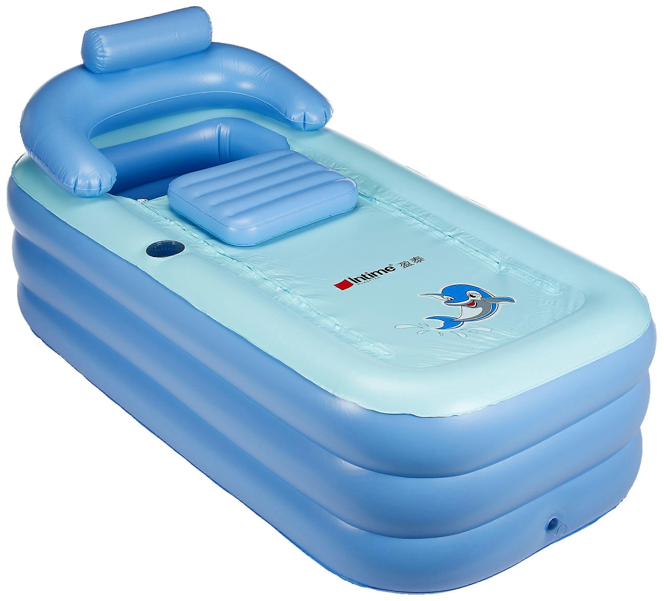 Intime Spa Bathtub with Jets, Acrylic Construction, 60 Inch, Modern Design for Relaxation and Bathing Comfort