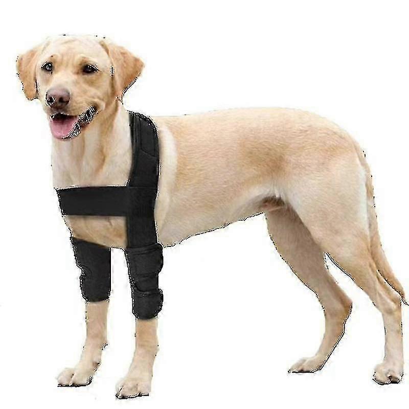 通気性のある犬用肘ブレースプロテクターパッド。犬の肘と肩をサポート。肘の水腫、異形成、変形性関節症、肘のたこを防ぎます。