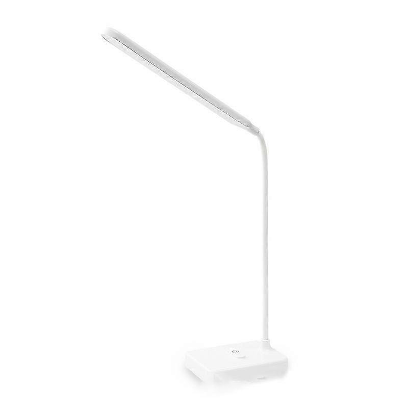 USB Rechargeable 1200mAh Battery Powered Wireless LED Desk Lamp, Touch Control 3 Colors 3 Adjustable Brightness, Portable Table Lamp