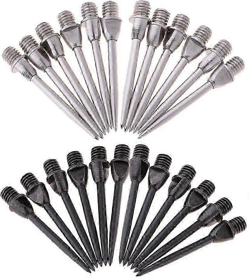 24PCS Durable Hammer Head Tips Standard Moveable Points - +Black