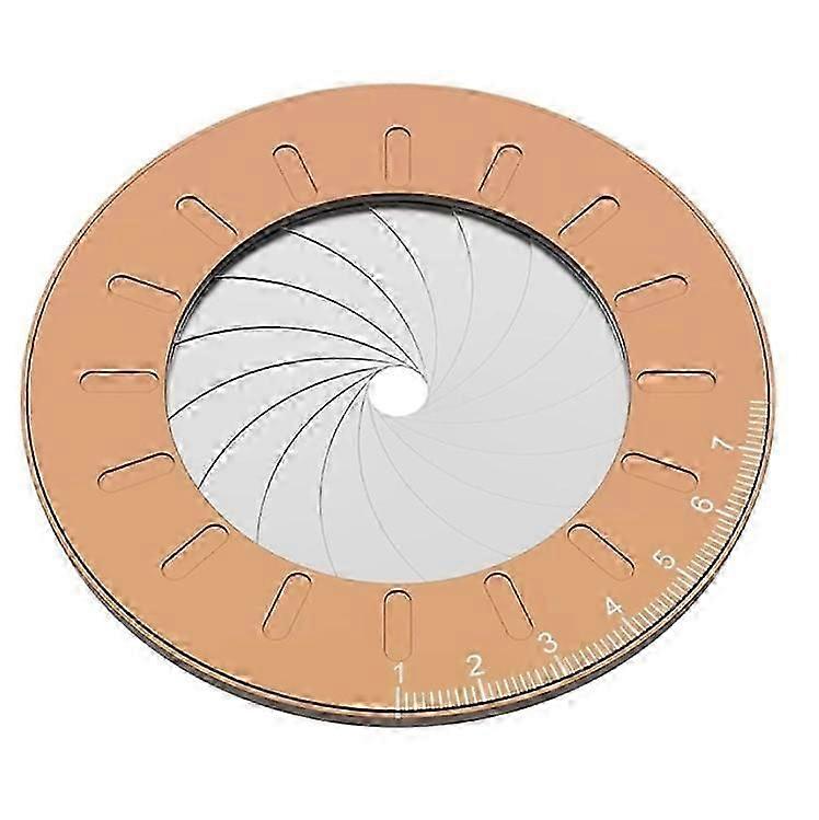 Precision Adjustable Metal Circle Drawing and Round Pipe Measuring Tool for Accurate DIY and Professional Use