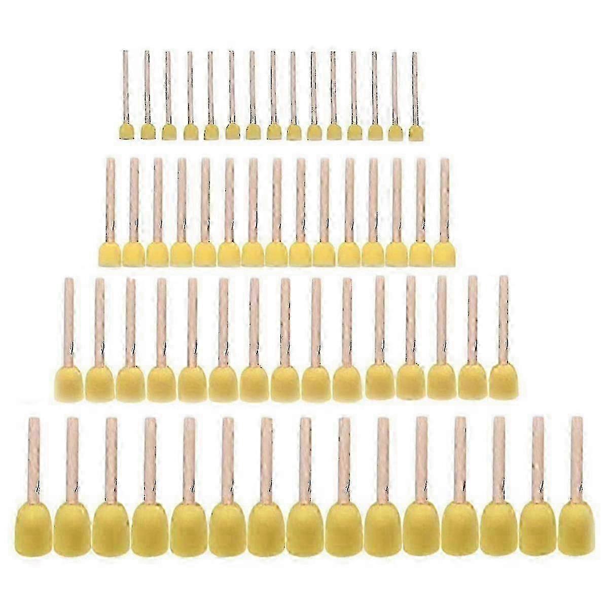60 Pieces of Round Paint Foam Sponge Brush Set Painting tools, Brus...