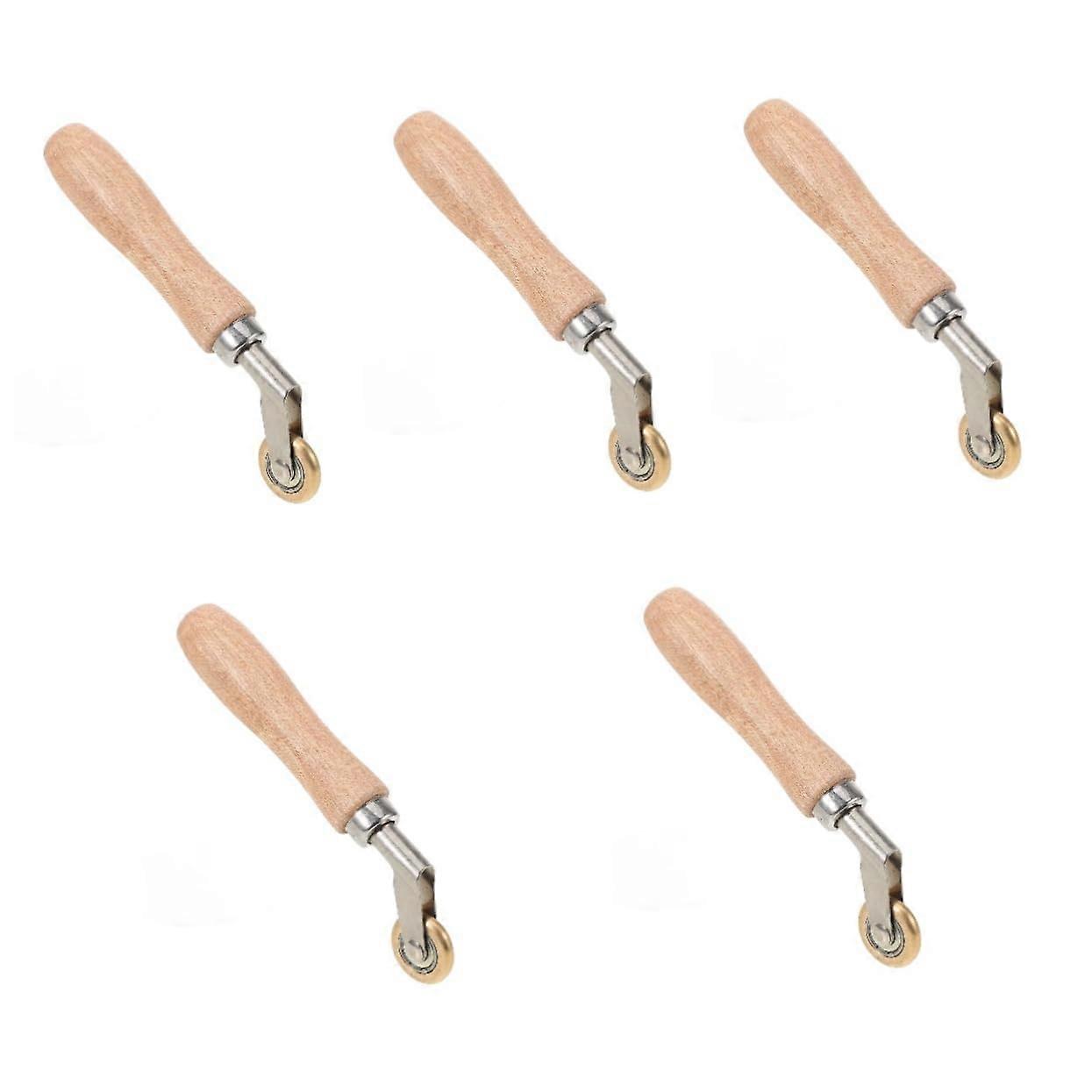 5pcs Seam Roller Set for Welding and Wallpaper Application, Sturdy Hand Pressure Rollers for Daily Use