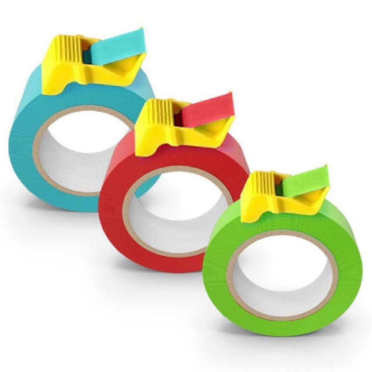 Tape Cap Compact Tape Dispenser,3Pack for 1inch, 1-1/2inch Masking