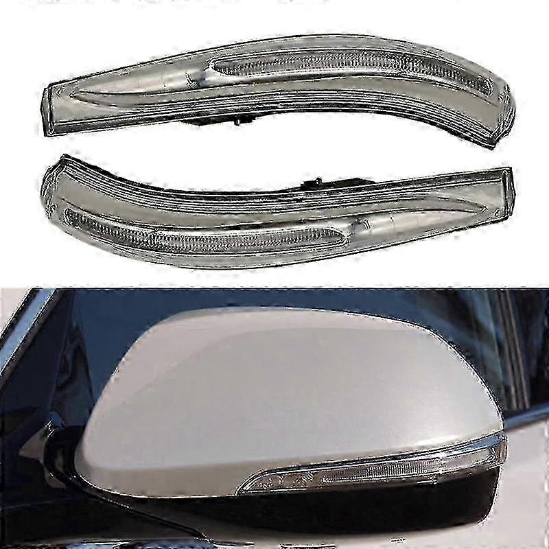 1Pair Rearview Mirror Turn Signal Compatible with Hyundai Santa Fe ...