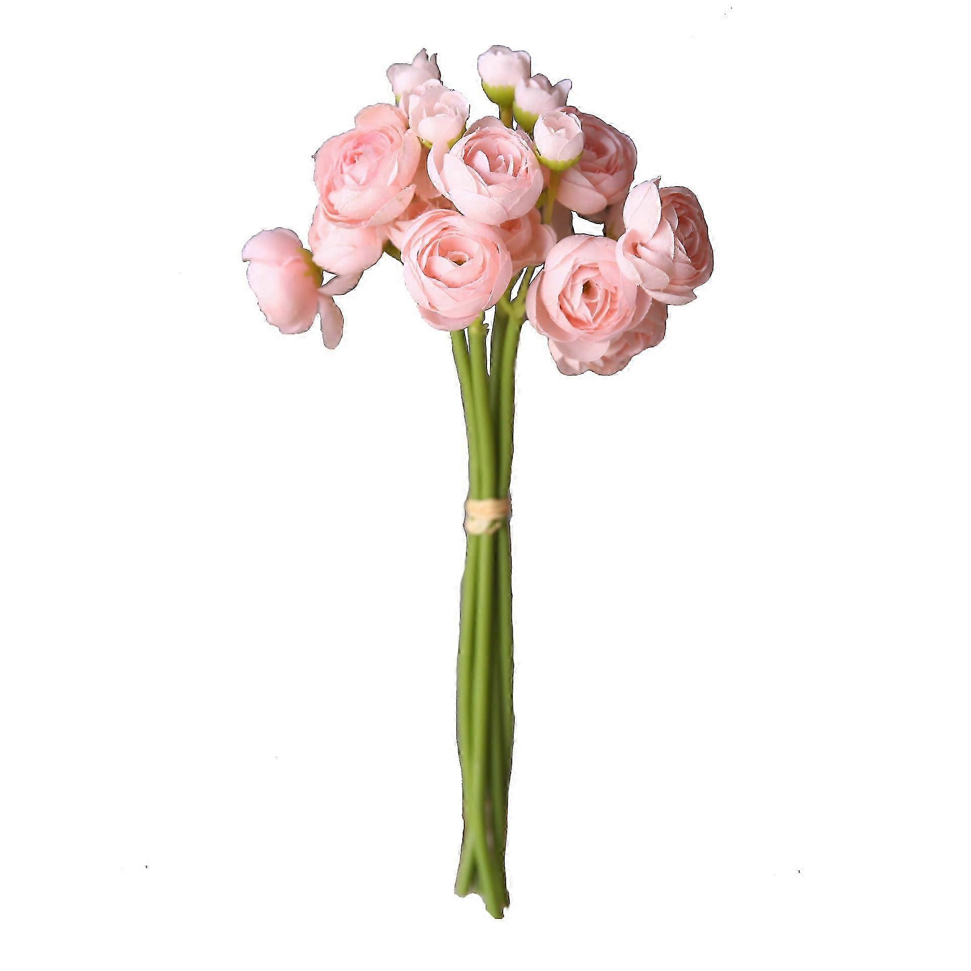 Mini Tea Buds Silk Flower Artificial Fake Flower Plants Home Decora...