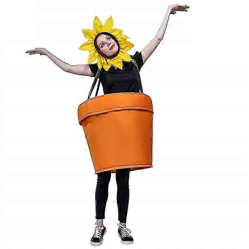 Costume Party Flower In A Pot
