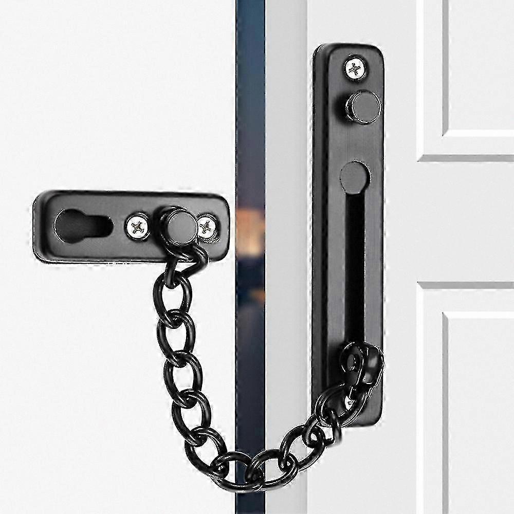 Durable Stainless Steel Door Chain Lock with Screws for Enhanced Security Guard